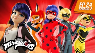 MIRACULOUS  🐞 CATALYSTE  LE JOUR DES HÉROS 1 🐾  Episode entier ▶️ Saison 2 Episode 24 [upl. by Eelta762]