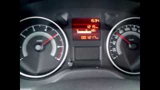 New Peugeot 301 12 VTi 72 km acceleration from 0 to 130 kmh [upl. by Anesor]