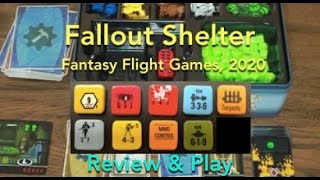 Fallout Shelter Fantasy Flight Games Review amp How to Play [upl. by Kcirrek]