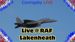 Live Action from RAF Lakenheath  Home to the USAF 48fw  F15s and F35s [upl. by Orag229]