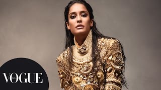 Beautiful Lisa Haydon in Kamasutra Inspired Photoshoot  BehindtheScenes  VOGUE India [upl. by Nodmac507]