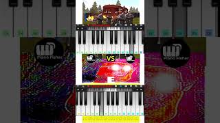 Astronomia COFFIN DANCE Meme Song Vs Rus E  Easy Piano Tutorial shorts [upl. by Nord332]