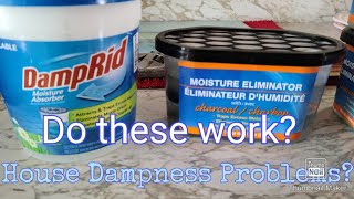 Moisture Eliminator amp Damp Rid Do they work to eliminate Dampness from your house [upl. by Nye473]