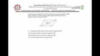 Criterios de congruencia de triángulos 2 en el Cómo se resuelve [upl. by Malvin781]