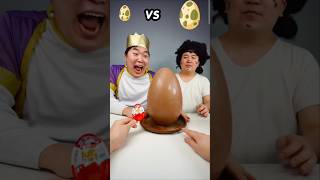 Small Chocolate Egg Vs Big Egg Chocolate Eating Challenge 🐣 shorts challenge [upl. by Ahrendt]