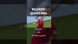 RICARDO QUARESMA  PORTUGAL vs IRAN quaresma goals goal football footballshorts footballskills [upl. by Camila]