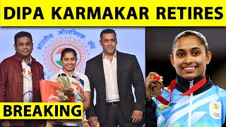 BREAKING DIPA KARMAKAR RETIRES INDIAS GREATEST GYMNASTS EMOTIONAL BYE BYE [upl. by Nagy898]