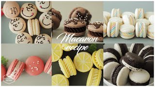 보기만 해도 눈이 즐거운 6가지 마카롱 모음zip  6 Macaron Recipe  홈베이킹 디저트 영상 모음 Baking Dessert Video  Cooking tree [upl. by Nodnek]