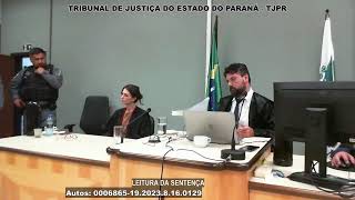 SESSÃO TRIBUNAL DO JÚRI DA COMARCA DE PARANAGUÁ  30102024 [upl. by Atikahs]