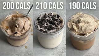 200 Calorie Pints of Protein Ice Cream  3 Ninja Creami Recipes [upl. by Liu]