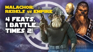 Malachor Rebels vs Empire Galactic Challenge  SWGOH GC X [upl. by Enialahs27]