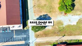 1115 Dodd St Dallas TX  Dallas Lot For Sale Carter Signature Properties [upl. by Packer]