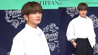 Nissy、爽やかなホワイトシャツで登場 色気溢れる大人の表情で会場魅了 『ティファニー ワンダー』オープニングイベント [upl. by Abbotsun]