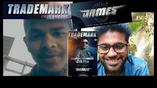 JAMES TRADEMARK SONG  PUNEETH RAJKUMAR  KANNADA [upl. by Matti]