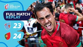 The biggest upset in rugby history  Fiji v Portugal  Rugby World Cup 2023  Full Match Replay [upl. by Isnan261]