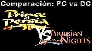 Prince of Persia 3D Comparación  PC Vs Dreamcast [upl. by Forlini]