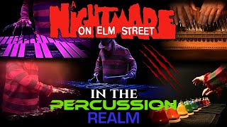 Nightmare on Elm Street Main Theme by Charles Bernstein Percussion Cover  Bass [upl. by Joab]