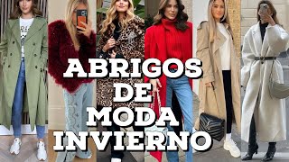 ABRIGOS DE MODA INVIERNO 2024 2025☃️TENDENCIA DE MODA MUJER  abrigos que se llevan en invierno [upl. by Ailyn]