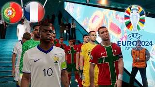 PORTEKİZ  FRANSA  EURO 24 ÇEYREK FİNAL MAÇI  SP FOOTBALL LIFE [upl. by Irrehc]