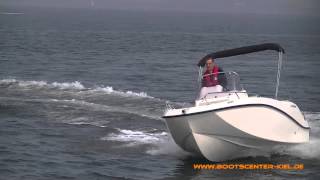 Testfahrten Quicksilver Activ 505 Open mit F 60 F 80 und 90 OptiMax Bootscenter Kiel [upl. by Anoj]