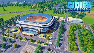 Stadion miejski w Cities Skylines [upl. by Milissent]