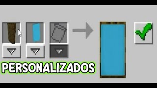 Escudos personalizados AL FIN en Minecraft Bedrock Minecraft pe 120 [upl. by Dunstan]