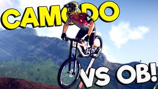 OB amp I BATTLED TO SEE WHO THE BEST BIKER IS  Descenders Multiplayer [upl. by Ahsaela]