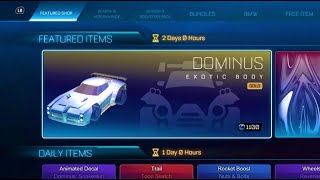 GOLD DOMINUS In The ITEM SHOP [upl. by Kreg]