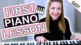 How To Play Piano  EASY First Piano Lesson [upl. by Prussian232]