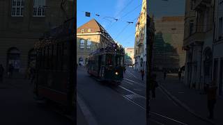 Weihnachtstram Christmas Tram in Basel Schwitzerland🇨🇭 christmas travel visit shorts yt [upl. by Assina681]