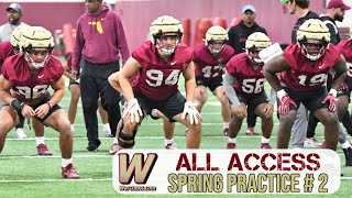 FSU Football  Florida State Practice HIGHLIGHTS from Day Two  FSU Spring Football 2024  Warchant [upl. by Atirres]