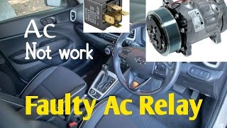 Hyundai Venue Ac Not Working How To Check Ac compressor relay [upl. by Innig]