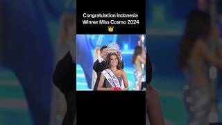 Indonesia Winner Again Miss Cosmo 2024 misscosmo2024 indonesia winner [upl. by Aehs800]