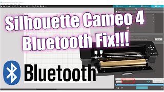 Cameo 4 Not connecting to Computer  Cameo 4 Bluetooth not working [upl. by Nwahsram53]