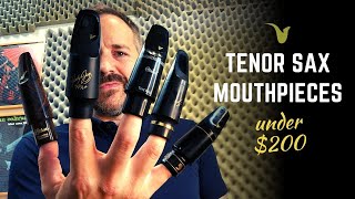 Best Tenor Saxophone Mouthpieces Under 200 [upl. by Airdnalahs147]