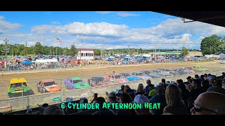 2024 Schaghticoke Fair Demolition Derby  6 Cylinders Heat Afternoon Session  9224 [upl. by Enehpets622]