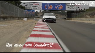 Ride along with UltraArmSF at Laguna Seca [upl. by Eimerej]