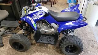 2020 Yamaha Raptor 90 ATV Full Review amp Features Walk Around [upl. by Crow]