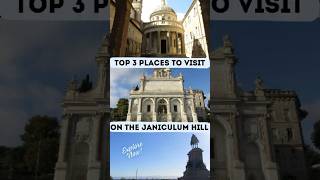 Top 3 Places to Visit on the Janiculum Hill [upl. by Hagan575]