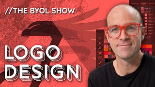 How to Design a Logo for Beginners  BYOL Show EP1 [upl. by Kinelski]