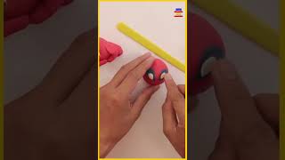 Learn How to Make Deadpool With Play Doh amp Toys For Kids shorts [upl. by Janna43]