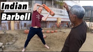 How to use a Sumtola Indian Barbell  Desi wrestling equipment [upl. by Craven]