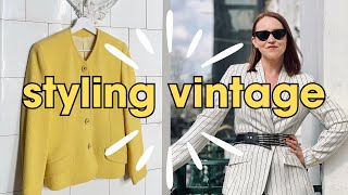 4 Ways to Style Vintage Clothing in Your Outfits [upl. by Silda]