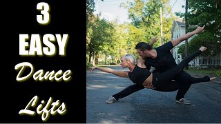 3 Easy Dance Lifts Partnering tips [upl. by Anel]