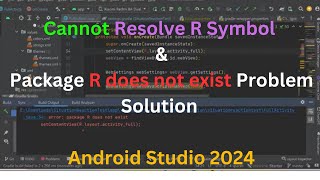 Package R does not exist Problem Solution in Android Studio [upl. by Aldwin727]