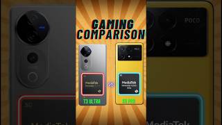 Gaming Phones 🔥  Vivo T3 Ultra Vs Poco x6 Pro  Gaming Comparison shorts gamingphone [upl. by Okiruy78]