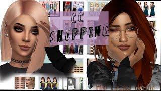 GeTtInG AlL ThE Cc  CC Shopping The Sims 4  CC List [upl. by Odnumyer638]