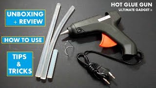 How To Use Hot Glue Gun  Unboxing amp Review  Things You Should Know About Using Hot Glue Gun [upl. by Essined]