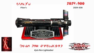 Piotrs Kylo Ren Crossguard Neopixel Lightsaber with Goth Master Chassis and Proffie [upl. by Sella942]