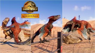 PYRORAPTOR Fence Climbing Social and Hunting Animation vs All Dinosaurs Goats and Humans [upl. by Acacia179]